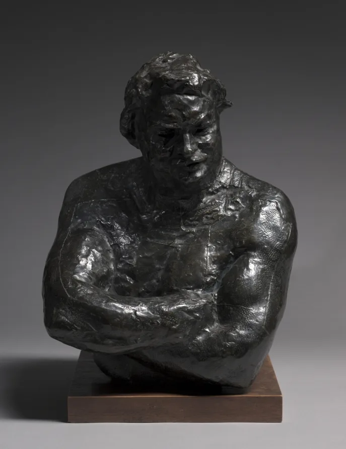 Auguste Rodin, Study of Honore de Balzac, 1891 to 1892, bronze. Cleveland Museum of Art. Rodin was one of the established foreign names the Secession used to give its programme weight.